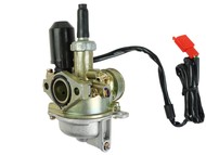 Gaźnik HONDA Dio, Vision, Sky, Scoopy, SH50, Bali, X8R / KYMCO Vitality, Super 9 / SYM Jet 50cm3 2T - gardziel 17,5mm, przepustnica Ø15mm, ssanie automatyczne, przelew do tył