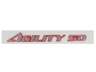 Naklejka do KYMCO, napis "AGILITY 50" 3D - na osłonę boczną do Agility City 50