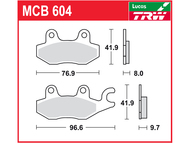 Klocki hamulcowe TRW-LUCAS MCB604 (FA165/2)
