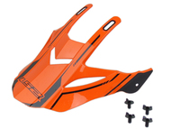 Daszek kasku LS2 MX437 FAST CORE BLACK ORANGE