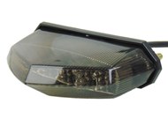 Lampa tylna DERBI Senda DRD; APRILIA SX, RX; CPI SX, SM; RIEJU RS2; PEUGEOT XR7, NK7; CAGIVA Mito SP 525; MOTORHISPANIA MH7, KN1 - diody led (3 kable, szkło dymione)