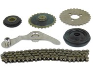 Komplet rozrządu do silnika 139/147FMB - JUNAK 901, 902, 904, 905; ROMET OGAR 900 i inne motorowery  (łańcuch 82 ogniwa) 