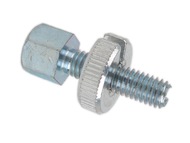 Śruba do regulacji linki - gwint M6 z nacięciem, długość 30/22mm
