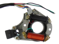 Stojan alternatora do silnika 139/147/152FMB (2 cewki, 2 przewody do impulsatora) - do motorowerów Romet, Router, Junak, Barton, Benzer, GB Motors, Kingway, Zumico, Zipp i innych 50/70/110 cm3