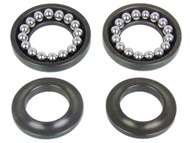 Łożysko trzonu, sztycy kierownicy (łożyska główki ramy) WSK 125/175, SHL - komplet (miski Ø45mm i kulki)