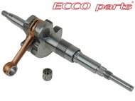 Wał korbowy SUZUKI AD50, AY50, AH50, Address, Katana, Street; ITALJET Formula, Torpedo; DERBI Vamos; HYOSUNG Cab, Rush - skutery z silnikiem MORINI chłodzonym powietrzem 50cm3