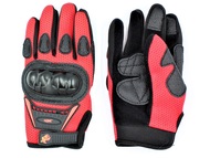 Rękawiczki motocyklowe POWER FORCE V-01 (dziecięce) czerwone (rozmiar      S)