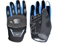 Rękawiczki motocyklowe POWER FORCE V-02 czarno-niebieskie (rozmiar  L)