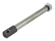 Oś koła przód WSK 125/175 z otworem (średnica Ø15mm, gwint M14, długość 174/140mm)