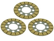 Tarcza cierna sprzęgła WSK 125 M06, B1, B3, Gil, Bąk, Lelek, Kos; WFM 125 (komplet, 3 sztuki) Duells