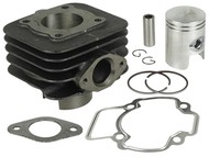 Cylinder APRILIA Scarabeo, Sport City, SR50, Mojito; DERBI Atlantis, Boulevard, Sonar, Variant; ITALJET Torpedo (silnik Piaggio 50cc 2T A/C) - 50cm3, Ø40,00mm, sworzeń 12mm (Evok)