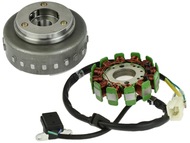 Stojan alternatora JUNAK 904, 905 E4/E5, 901, 905 E5 (12 cewek) + koło magnesowe