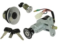 Stacyjka TGB 101S Orion, 101R Tryton, Mystique, 104, 202 - komplet z zamkiem i korkiem zbiornika paliwa