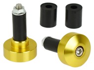 Końcówki - ciężarki kierownicy uniwersalne LEO-56918 ZŁOTE (Ø32mm/14mm)