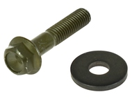 Śruba wału korbowego do mocowania koła magnesowego w silnikach 156FMJ, 162FMJ - do motocykli Romet, Barton, Junak, Zipp 125/150cm3 (gwint M8 / długość 40mm/47mm / na klucz 12mm z kołnierzem)