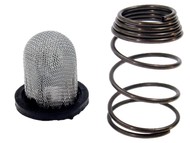 Filtr oleju siatkowy do silnika GY6 125/150 - do maxiskuterów Romet, Barton, Junak, Zipp 125 i 150cm3 + sprężyna