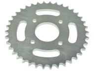 Zębatka tylna JUNAK M11, M11 Cafe 125/320cm3, M25 250cm3 - typ 530, ø58mm, 38 zębów (srebrna, cynkowana)