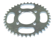 Zębatka tylna JUNAK 121, 123; BARTON Classic, Volcano 125cc; ROMET Soft Choper 125cc; ZIPP VZ-1, VZ-2 125cc; GB MOTORS Hasky - typ 428, ø58mm, 38 zębów