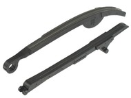 Prowadnica łańcucha rozrządu YAMAHA YBR, XT, TT-R 125/150cc 4T A/C; BETA RR; DERBI Senda; RIEJU MRT, RS2, SMX, Tango; SHERCO Citycorp; MOTORHISPANIA Duna, MH7 125/150cc (komplet, dolna + górna)
