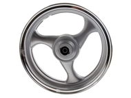 Koło 12" x 3,50 (felga) - RALLY, SHOTGUN i inne skutery z silnikiem czterosuwowym GY6 50/80cm3 (przód, aluminiowa, srebrna)