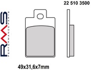 Klocki hamulcowe RMS 22 510 3500 (FA255, MCB688) - GILERA Storm; PIAGGIO Sfera