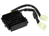 Regulator napięcia JUNAK M12, M12 Vintage (Euro 5, od 2021r) - 2 kostki, 2/3 piny, opornik