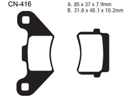 Klocki hamulcowe CN-416 (FA416) - ATV