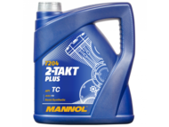 Olej MANNOL 2T 2-TAKT PLUS (7204) - półsyntetyczny olej do silników 2-suwowych - opakowanie 4 litry