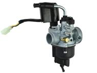 Gaźnik PIAGGIO, GILERA, APRILIA, DERBI 50/70cm3 2T H2O (Euro 2, Euro 3) - gardziel 17,5mm, ssanie automatyczne, komora pływakowa ze śruba spustową (PHVA 17,5-ID, 8447.ID)