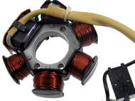 Stojan alternatora PIAGGIO, GILERA 2T - 12V, 65W (6 kabli / kostka)