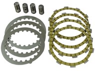 Tarcza sprzęgła do  silnika MINARELLI AM6 - APRILIA RS50; YAMAHA TZR50; KEEWAY X-Ray; oraz Beta, Malaguti, MBK, Motorhispania, Peugeot, Rieju, Sherco (komplet 4 sztuki + przekładki i sprężyny)