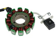 Stojan alternatora do silnika 169FMM, CB250 (12 cewek) - do motocykli Romet, Barton, Junak, Zipp