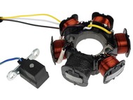 Stojan alternatora PEUGEOT Ludix, Blaster, Speedfight 3, Jet Force, Citystar, Kisbee, Streetzone, Vivacity 50 2T (6 cewek)