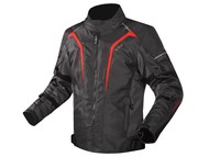 Kurtka LS2 SEPANG męska, czarno-szaro-czerwona, rozmiar  4XL