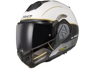 Kask LS2 FF906 ADVANT IRON Matt White Black Jeans (55-56cm / S) + wkładka PinLock i plecak GRATIS