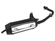 Tłumik APRILIA Mojito, Scarabeo, Sport City, SR50 Factory, SR50 Motard, SR50 Racing, SR50 Street; DERBI Atlantis, Boulevard, GP1, Sonar 50 - z silnikiem PIAGGIO 50cc 2T