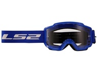 Gogle motocyklowe LS2 Charger Clear Vision (przezroczysta szybka) niebieskie