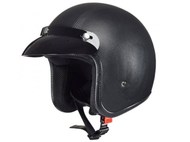 Kask AWINA TN-8658 otwarty, skóra czarna (59-60cm / L)