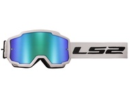 Gogle motocyklowe LS2 Charger (lustrzana szybka) białe