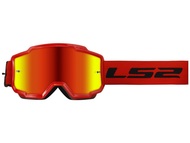 Gogle motocyklowe LS2 Charger (lustrzana szybka) czerwone