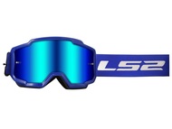 Gogle motocyklowe LS2 Charger (lustrzana szybka) niebieskie