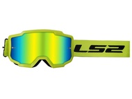 Gogle motocyklowe LS2 Charger (lustrzana szybka) żółte