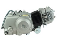 Silnik typ YX110 - 110cm3, 4 biegi, półautomat, dolny rozrusznik, srebrny - do motocykli typu Pit Bike, Dirt Bike, Cross (RXF, RFN, RFZ, MRF, YCF, KAYO)