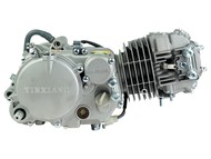 Silnik typ YX150, W150 - 150cm3, 4 biegi, manualny, srebrny - do motocykli typu Pit Bike, Dirt Bike, Cross (RXF, RFN, RFZ, MRF, YCF, KAYO)