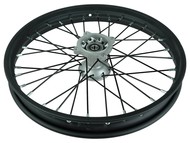 Koło 17" x 1,6 - APOLLO RXF 140 Open, RFZ 140 Thunder i inne Pit Bike, Dirt Bike, Cross (przód, stalowe, czarne)