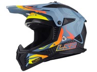 Kask LS2 MX708 FAST II WASH grafitowy mat (55-56cm / S)