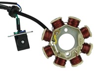 Stojan alternatora JUNAK 607 50cc 4T E4 (8 cewek, 4+1 przewody)