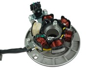 Stojan alternatora do silnika YX140 (6 cewek, 5 przewodów) 140cm3 - do motocykli typu Pit Bike, Dirt Bike, Cross (RXF, RFN, RFZ, MRF, YCF, KAYO)