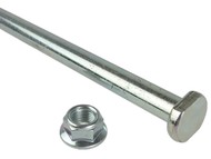 Oś wahacza tylnego APOLLO RXF 110 Junior, RXF 125/140 Open, RXF 150 Freeride i inne Pit Bike, Dirt Bike, Cross (średnica 12mm / długość 212mm/217mm / gwint M12x1,25) + nakrętka