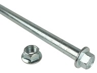 Oś wahacza tylnego APOLLO RXF  50 MINI i inne Pit Bike, Dirt Bike, Mini Cross (średnica 12mm / długość 195mm/204mm / gwint M12x1,25) + nakrętka